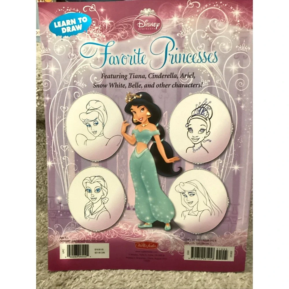 Disney Princess Books Leveled Readers, Drawing‎ & Activities - 13 Books Big Lot!